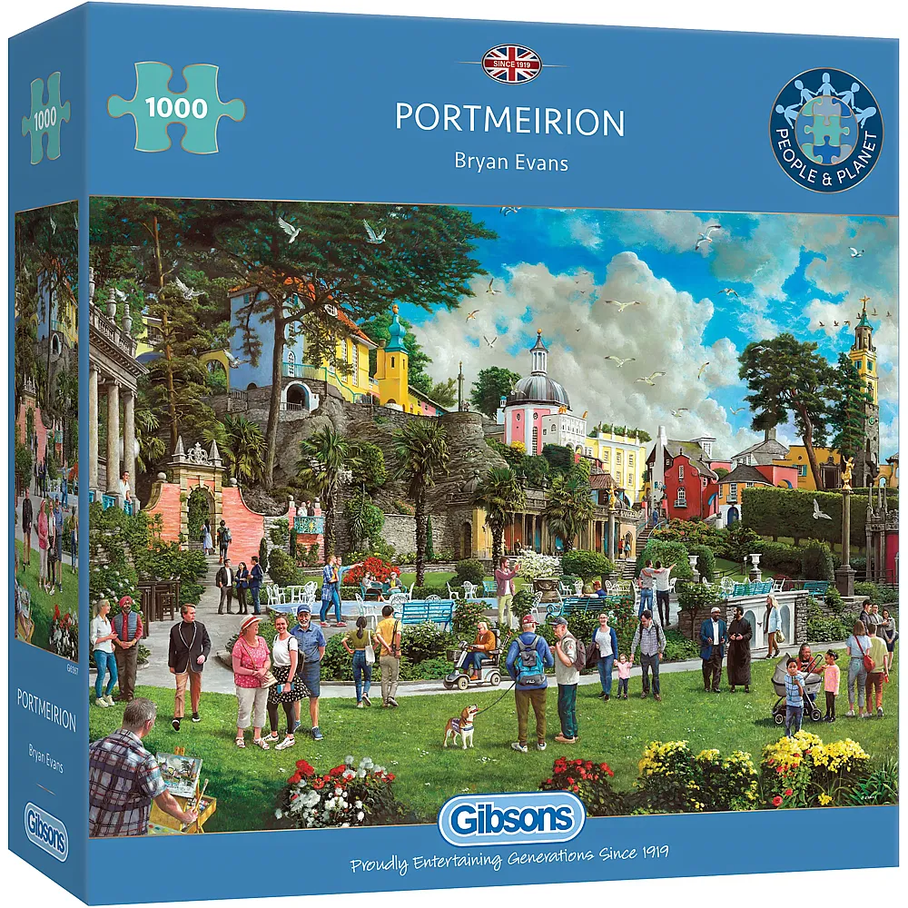 Gibsons Puzzle Bryan Evans Portmeiron - 1000 Teile