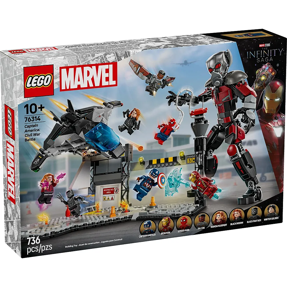 LEGO Marvel Super Heroes Avengers Captain America: Civil War Actionduell 76314