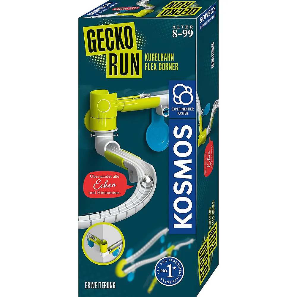 Kosmos Gecko Run Kugelbahn Flex Corner-Erweiterung