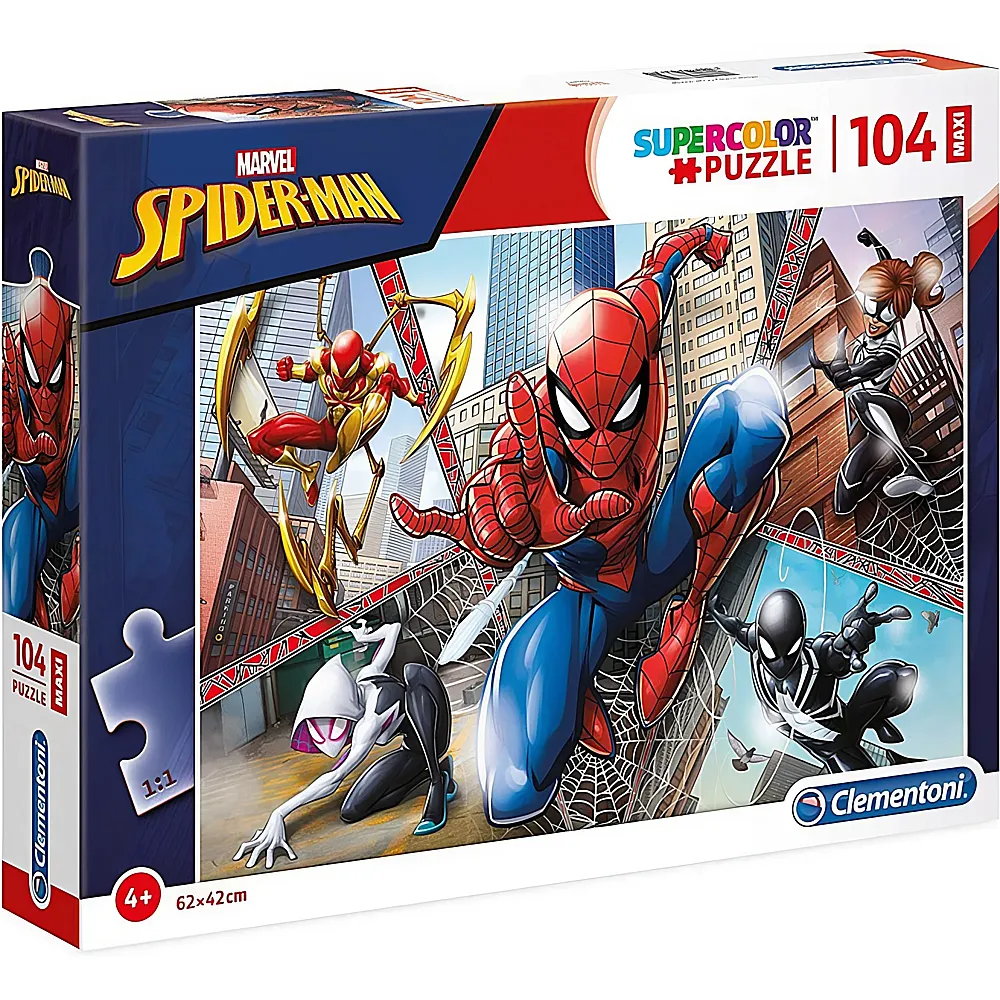 Clementoni Puzzle Supercolor Maxi Spiderman 104XXL