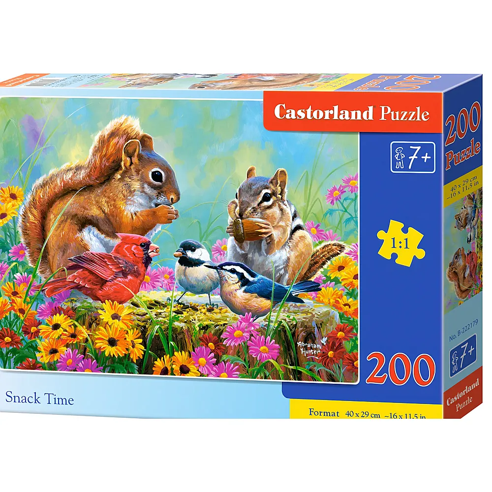 Castorland Puzzle Snack Time - 200 Teile
