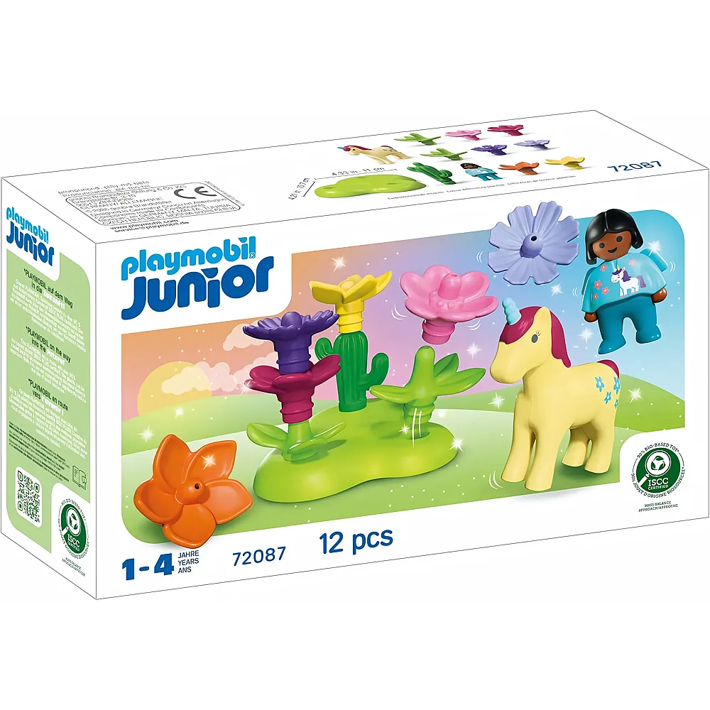 PLAYMOBIL Junior Einhorn-Feengarten 72087