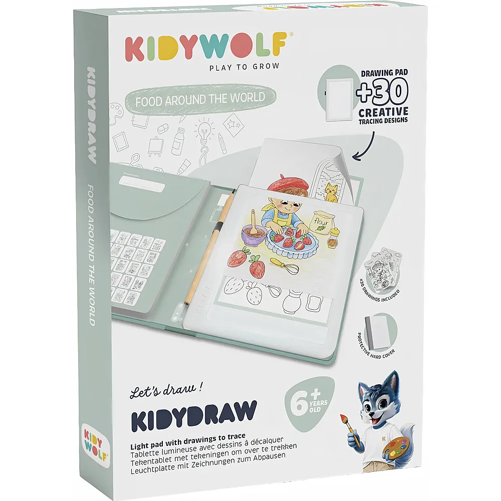 Kidywolf Leuchtende Designtafel, Mahlzeiten