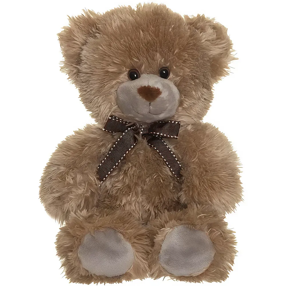 Teddykompaniet Teddy Roger mit Halsschleife Braun - 25 cm | B�ren Pl�sch