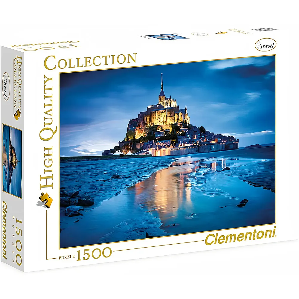 Clementoni Puzzle High Quality Collection Mont Saint Michel - 1500 Teile
