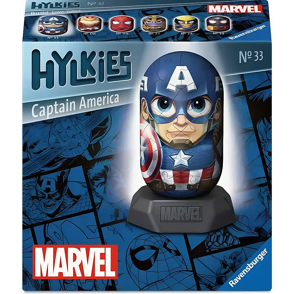 Ravensburger Puzzle Hylkies Marvel Captain America 54Teile