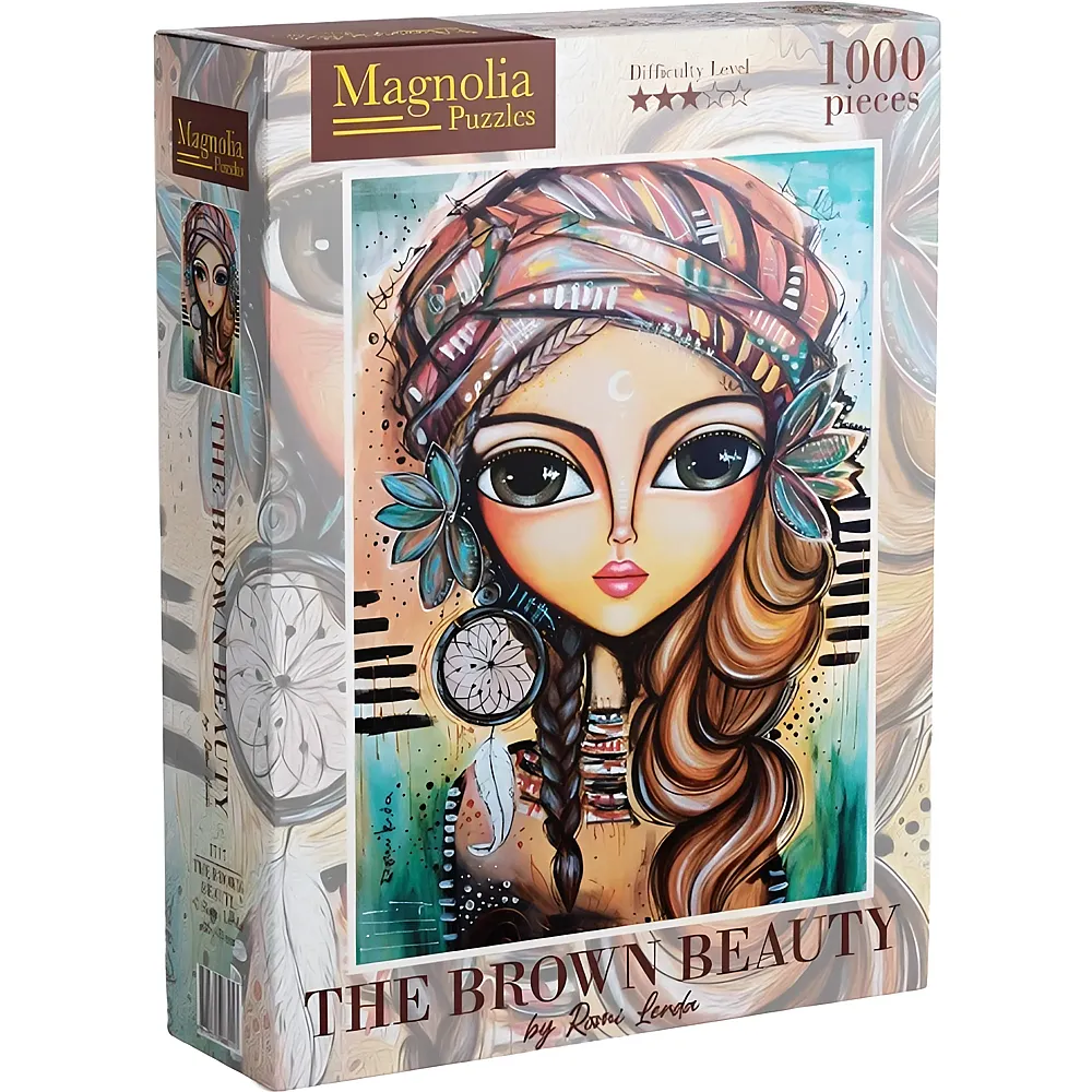 Magnolia Puzzle Romi Lerda The Brown Beauty 1000Teile