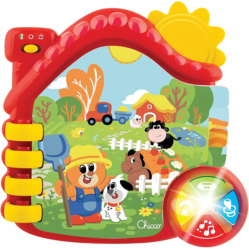 Chicco ABC Das Bauernhof Buch - Deutsch / Englisch - Lernspielzeug