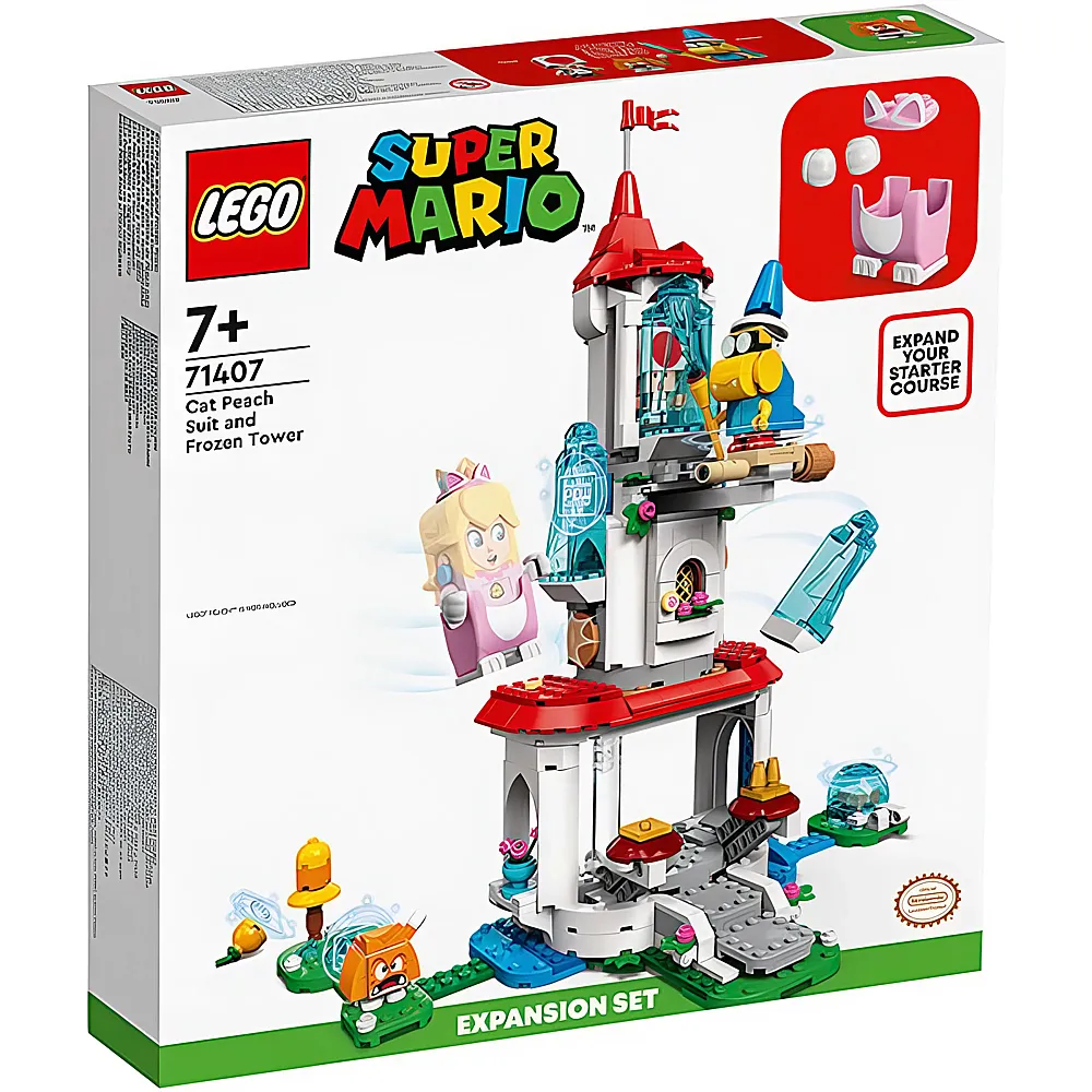 LEGO Super Mario Katzen-Peach-Anzug und Eisturm Erweiterungsset 71407