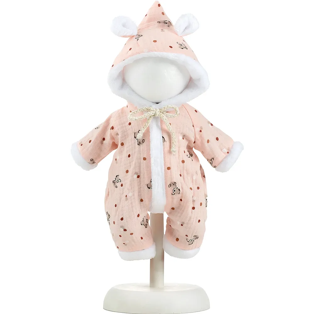 meinspielzeug - Llorens Pyjamaset Reh Rosa - 32 cm | Puppenkleider