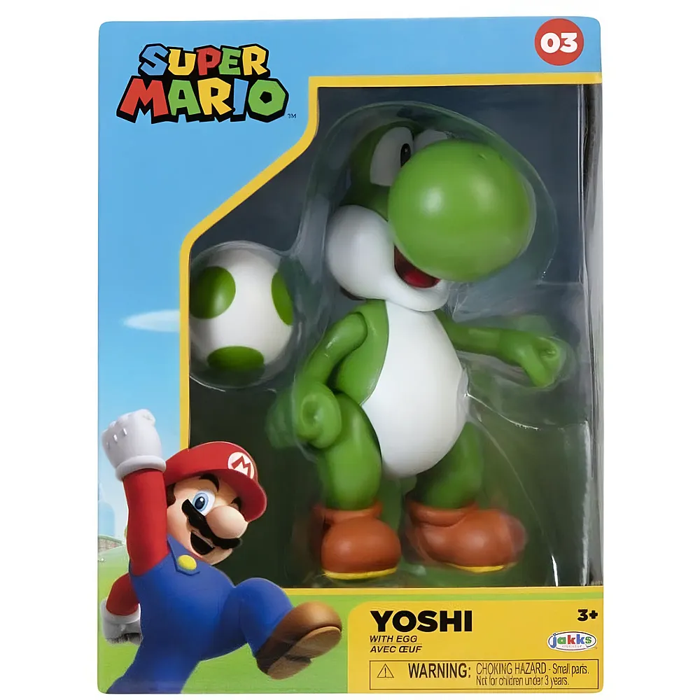 JAKKS Pacific Nintendo: Yoshi - Figur 10 cm