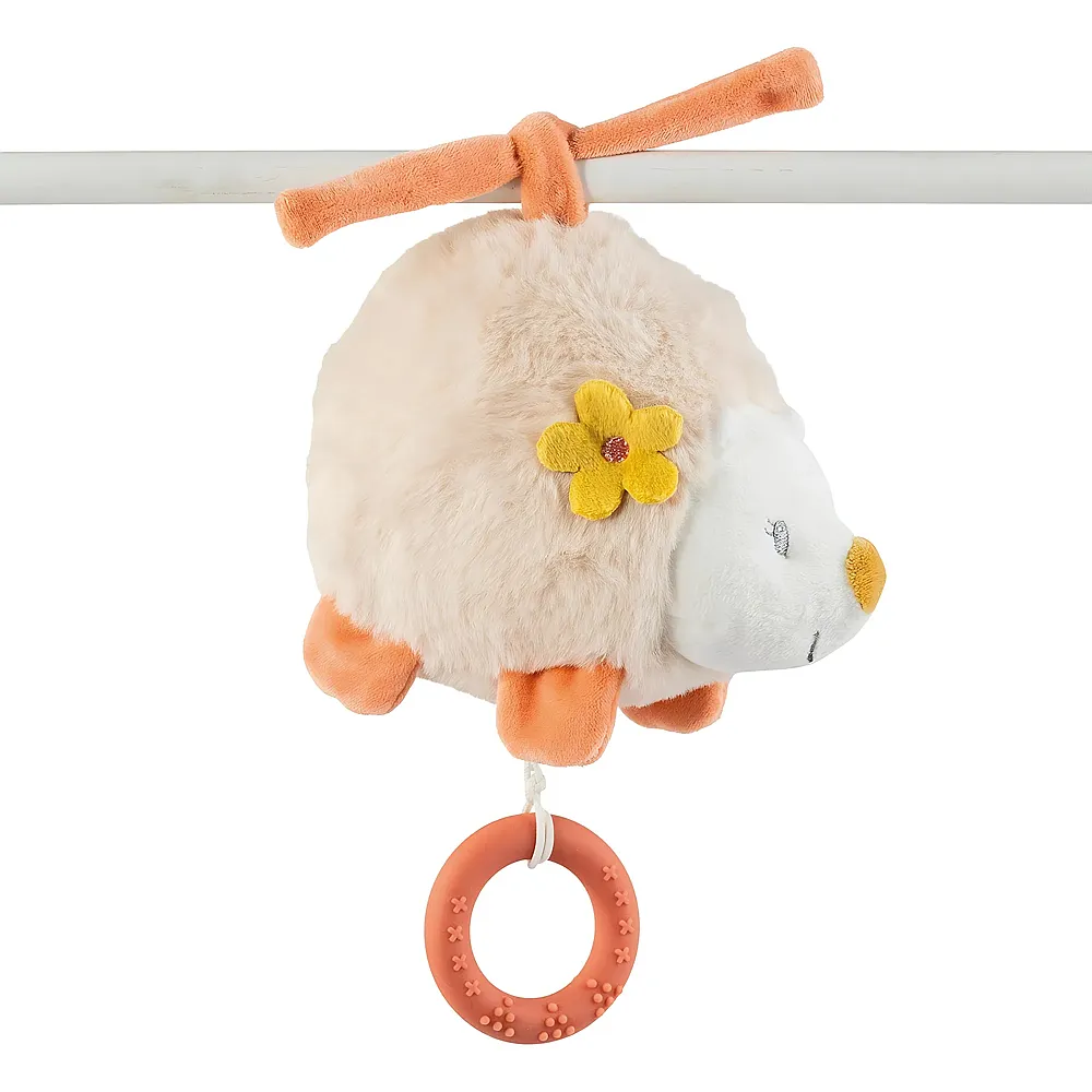 meinspielzeug - Nattou Kuscheltier Igel Zo mit Musik - 17 cm | Spieluhren