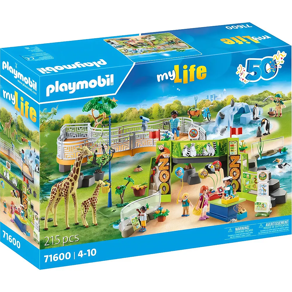 PLAYMOBIL My Life Mein grosser Erlebnis-Zoo 71600