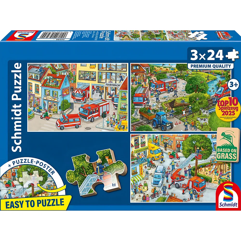Schmidt Puzzle Feuerwehr 24Teile