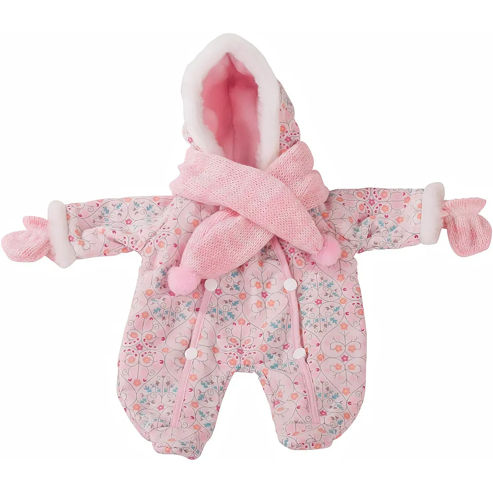 meinspielzeug - G�tz Winteranzug Rosa - 42 - 46 cm | Puppenkleider