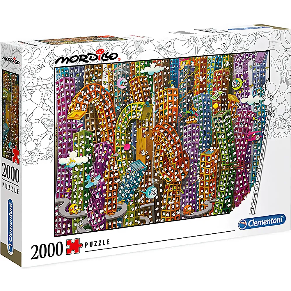 Clementoni Puzzle Mordillo Jungle 2000Teile