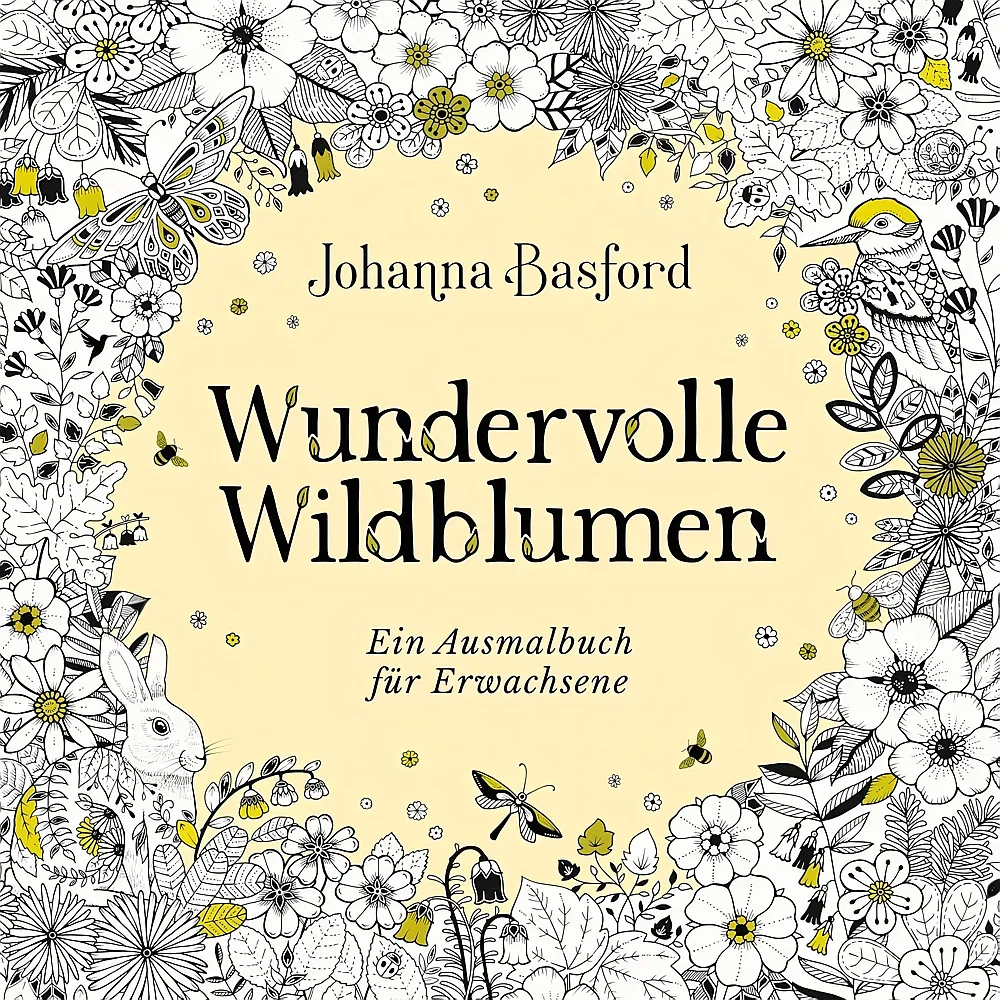 Riva Wundervolle Wildblumen Malbuch
