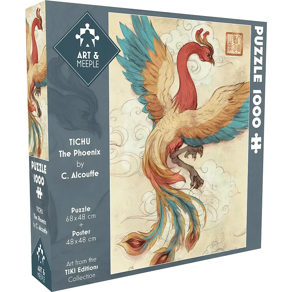 Tiki Editions Art&Meeple Tichu, Phoenix - 1000 Teile