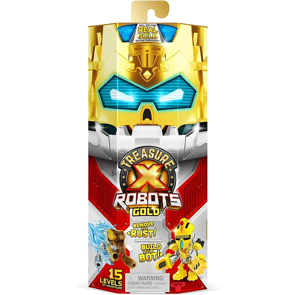 Moose Toys Treasure X Robots Gold Armour Bot