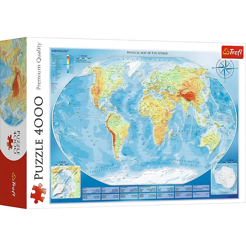 Trefl Puzzle Grosse Weltkarte 4000Teile