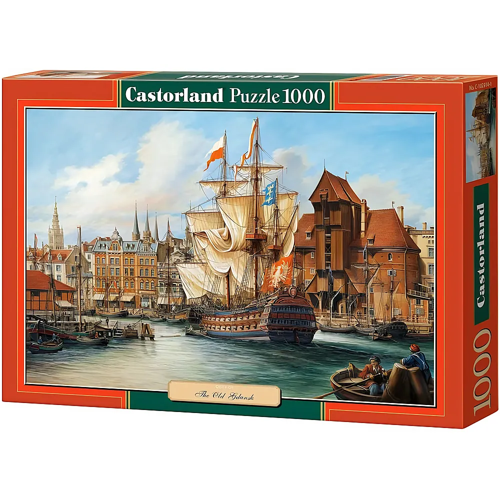 Castorland Puzzle Das alte Danzig, Polen - 1000 Teile