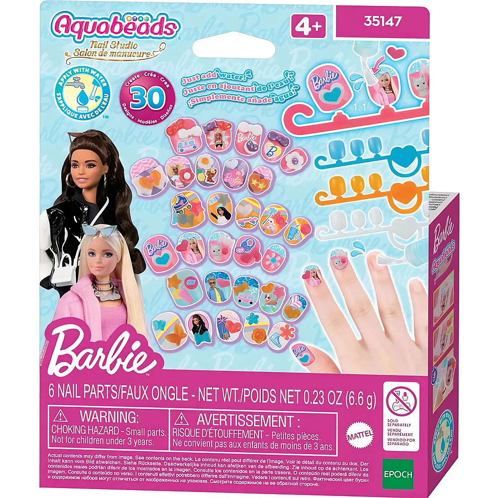 Aquabeads Barbie Nagelstudio Nachf�llset