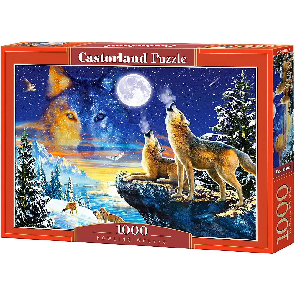 Castorland Puzzle Heulende Wlfe 1000Teile