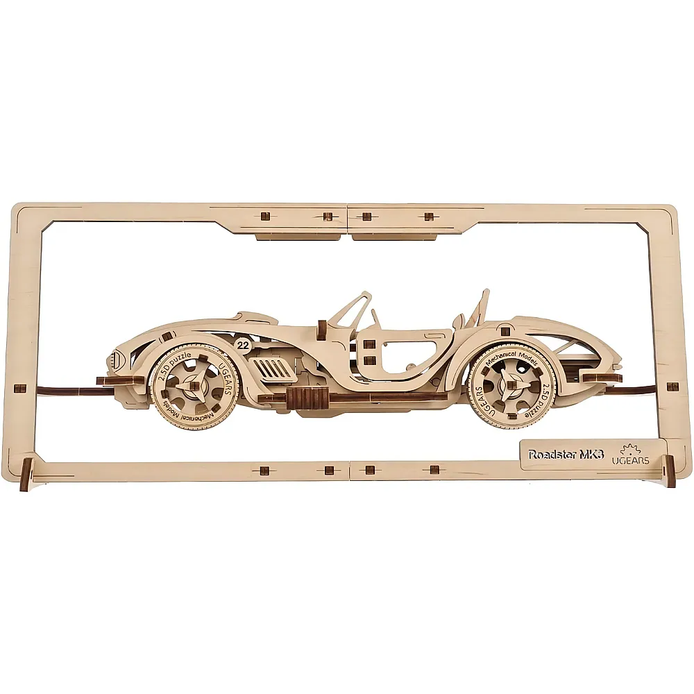 Ugears Model 2.5d Roadster Mk3 62 St. fr-de-en-pol-es-ukr