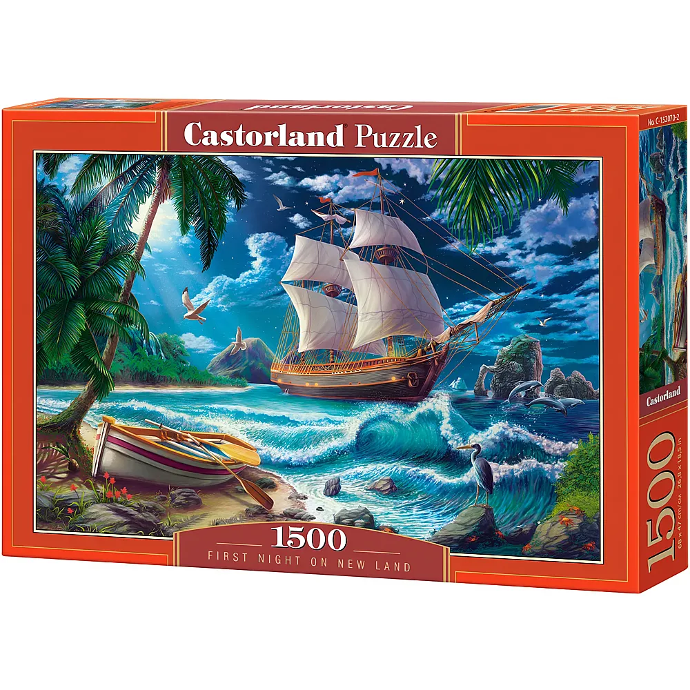 Castorland Puzzle Erste Nacht auf Neuland - 1500 Teile