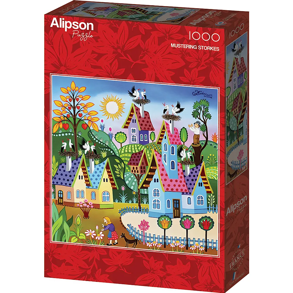 Alipson Puzzle Mustering Storkes - 1000 Teile