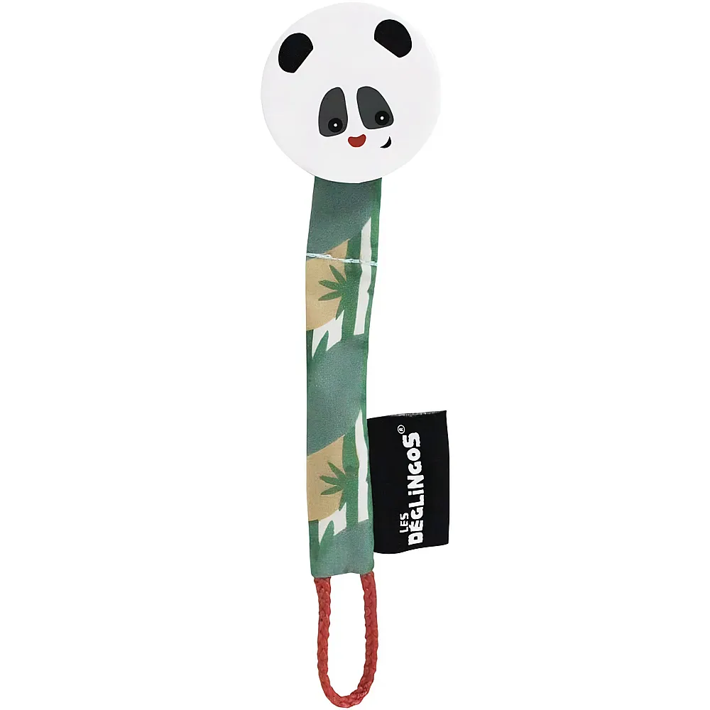 meinspielzeug - Les D�glingos Schnullerkette Rototos der Panda  Spielzeug f�r Babys  Schnullerhalter  ultraweich  Pl�schtier  verspielt 