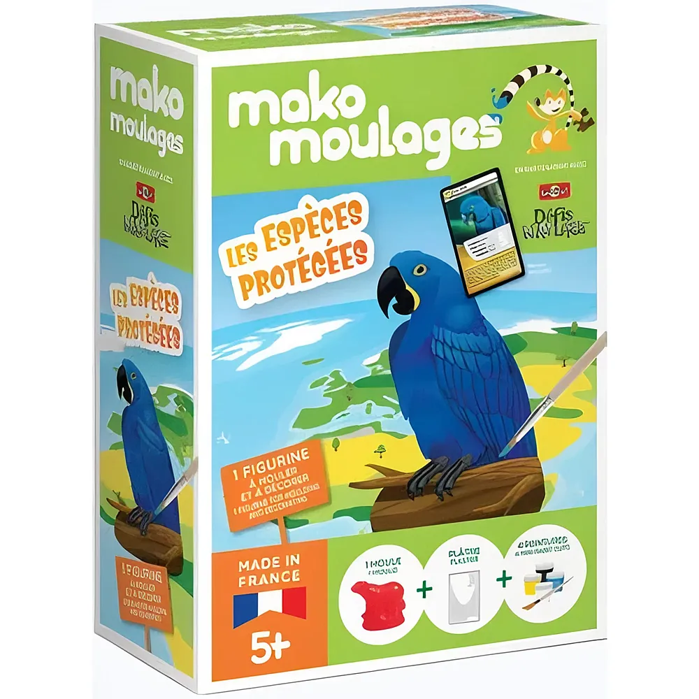 Mako Moulages Mako Especes Protegees Bioviva - Ara Bleu FR