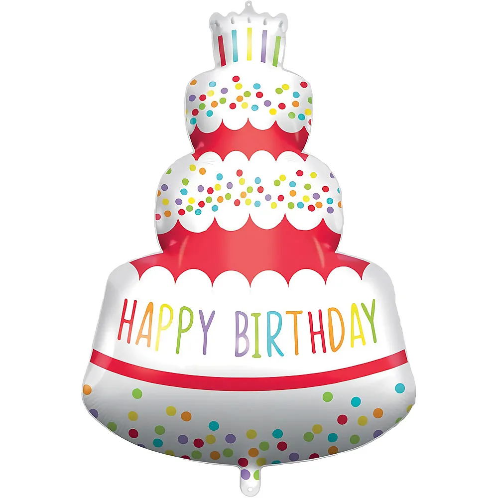 Procos Folienballon Happy Birthday Cake - Folienballone