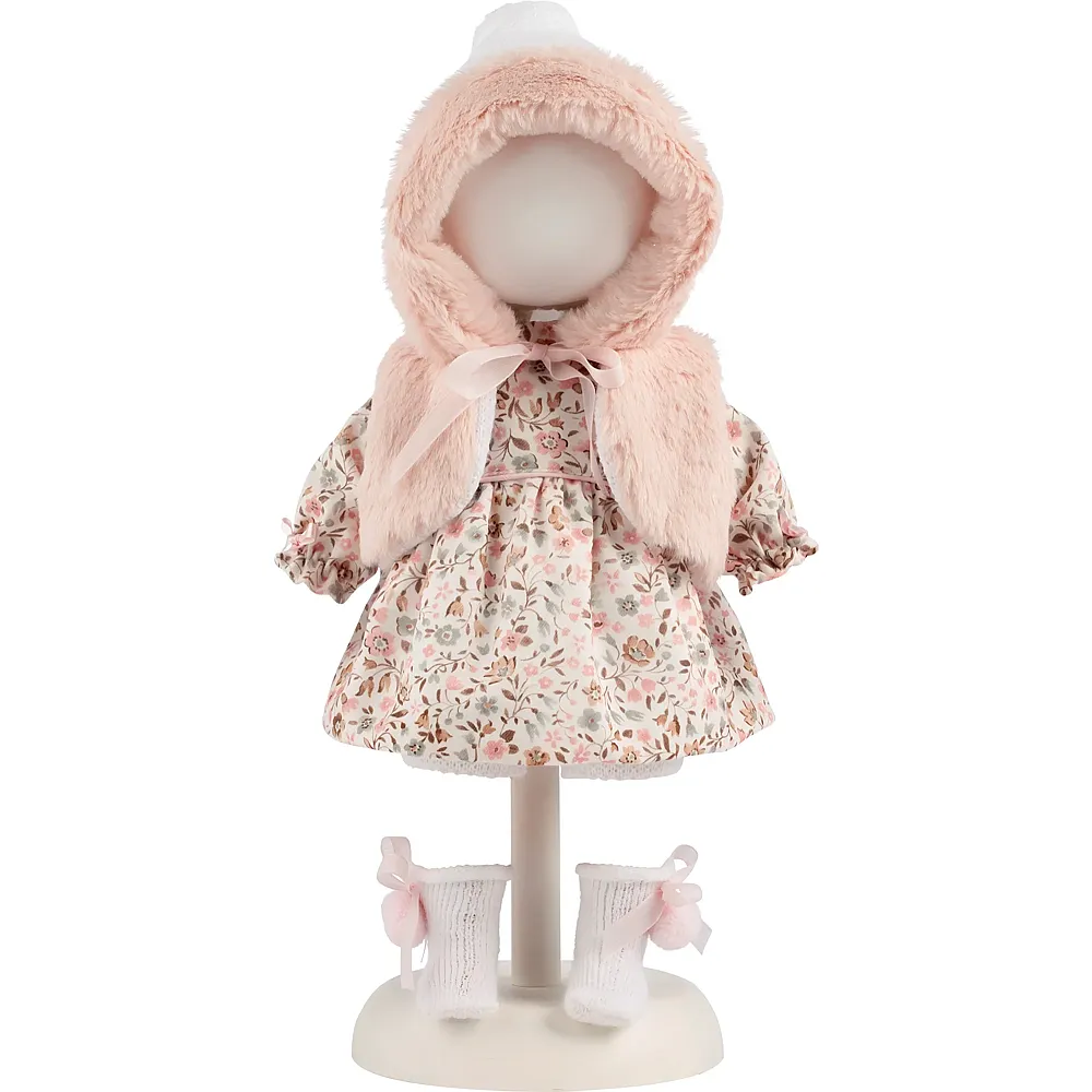 Llorens Kleiderset Romantik Rosa - 35 cm | Puppenkleider