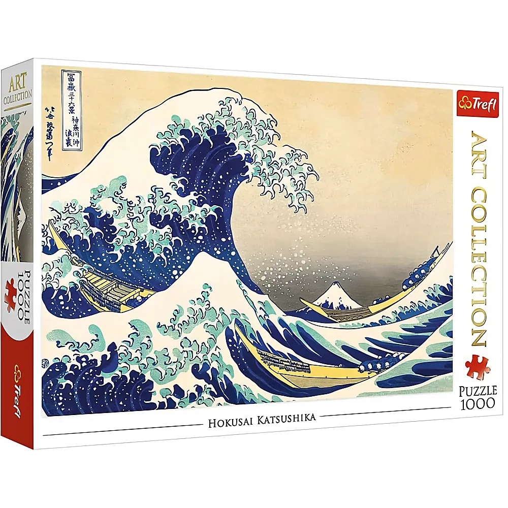 Trefl Puzzle Art Collection Die grosse Welle vor Kanagawa, Hokusai Katsushika 1000Teile