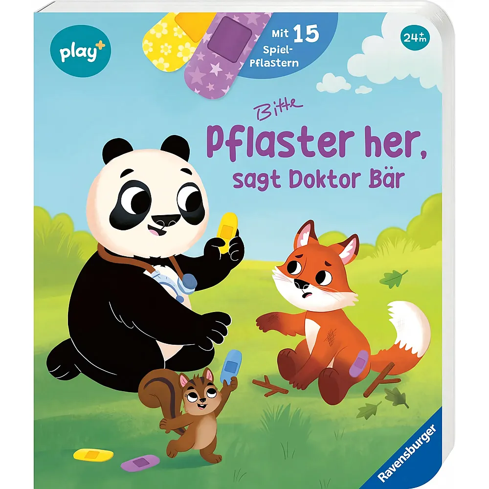 Ravensburger play+ Bitte Pflaster her, sagt Doktor B�r