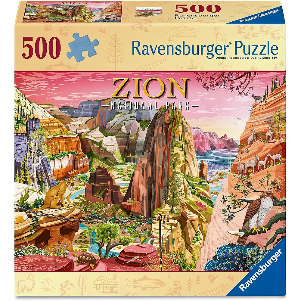 Ravensburger Puzzle Zion National Park 500Teile