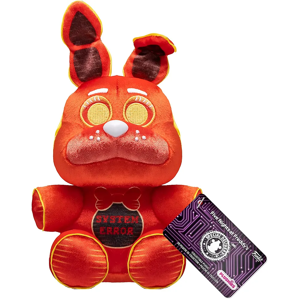 meinspielzeug - Funko Pop Plush Five Nights at Freddy's - System Error Bonnie The Rabbit - 18 cm FNAF | Lizenzfiguren Pl�sch