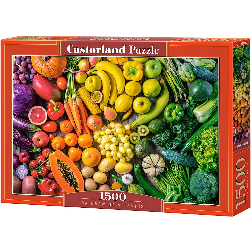 Castorland Puzzle Rainbow of Vitamins - 1500 Teile