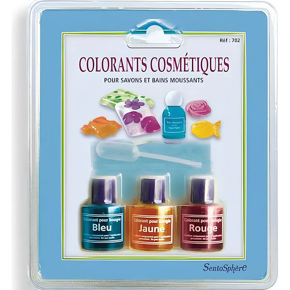 Sentosphere Colorants Cosmetiques Blau Rot gelb - Mehrsprachig | Frisieren und Kosmetik