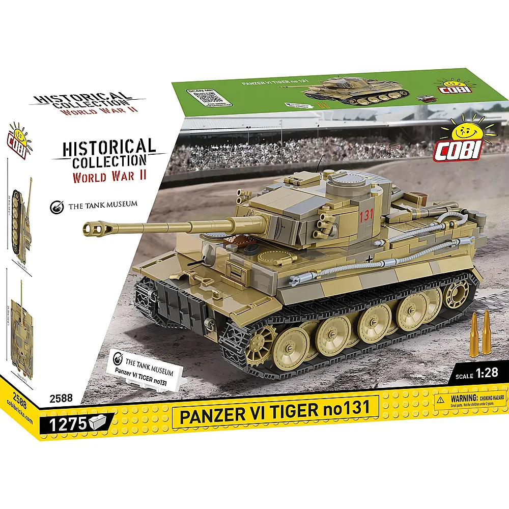 COBI Historical Collection Panzer VI Tiger I no 131 The Tank Museum 2588