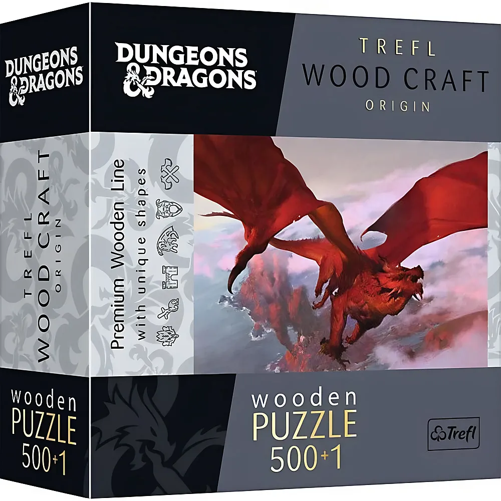 Trefl Puzzle Wood Craft Dungeons & Dragons - 500 Pieces