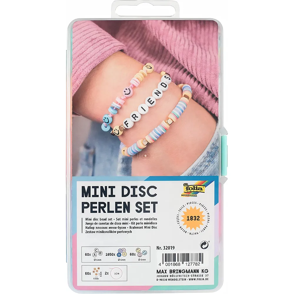 Folia Bastelset Mini-Disc-Perlen