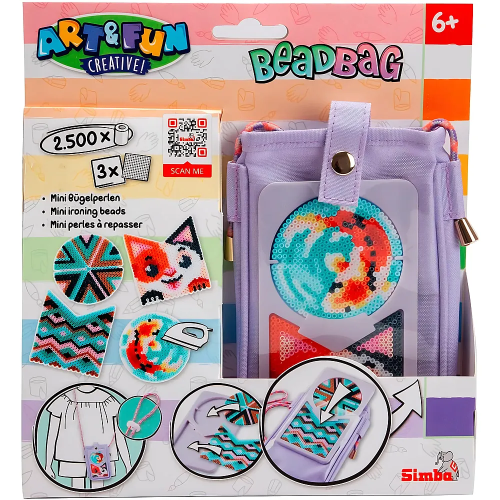 meinspielzeug - Simba Art & Fun Beadbag Mobile | Bastelsets