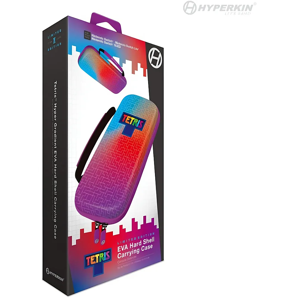 Hyperkin Tetris Eva Hard Shell Carrying Case - Hyper Gradient NSW