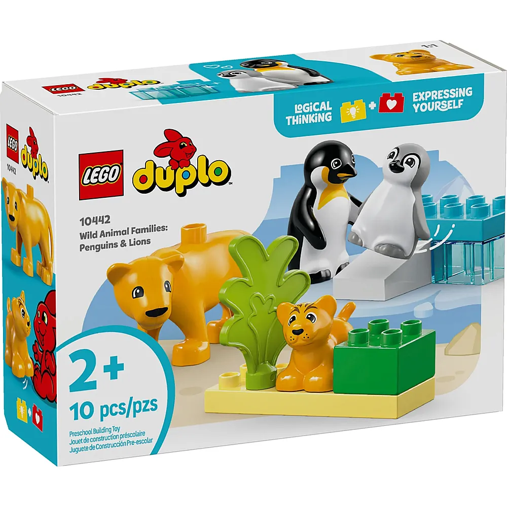 LEGO DUPLO Wildtier-Familien: Pinguine und L�wen 10442