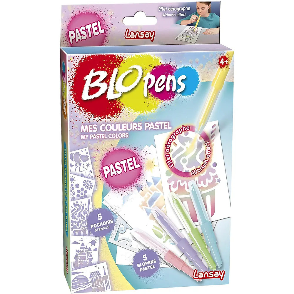 Blopens Pack 5 Couleurs Pastel - Franais