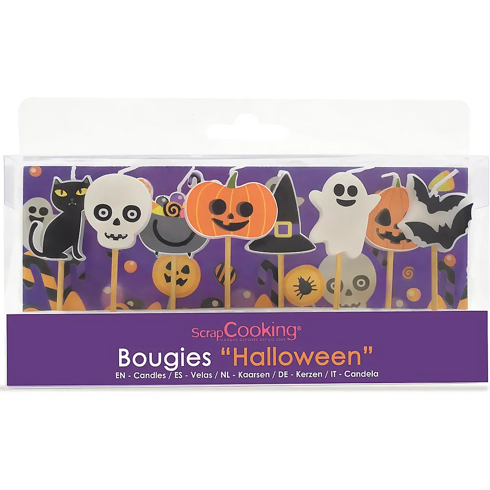 ScrapCooking Kerzen Halloween - 8 Teile