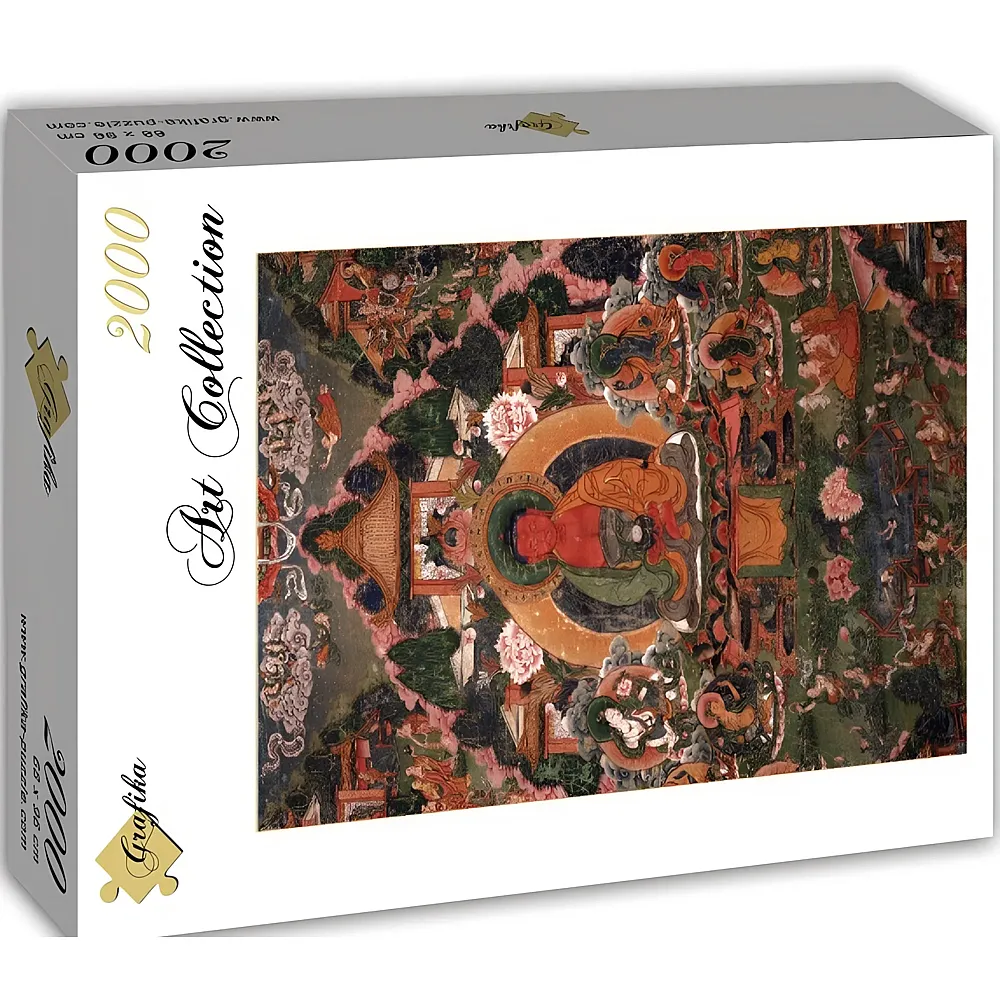 Grafika Puzzle Art Collection Buddha Amitabha in His Pure Land of Suvakti - 2000 Teile