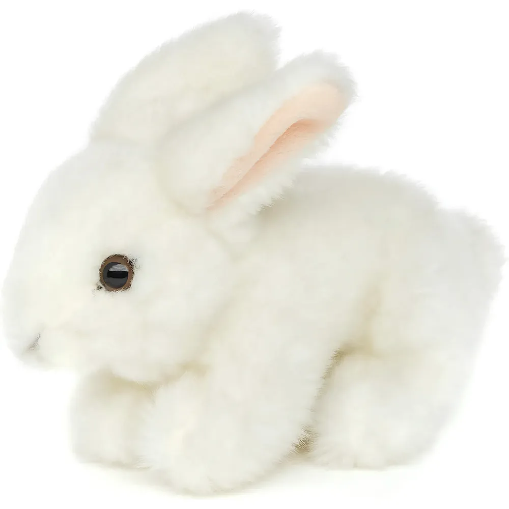 meinspielzeug - Unitoys Hase liegend Weiss - 18 cm | Hasen Pl�sch